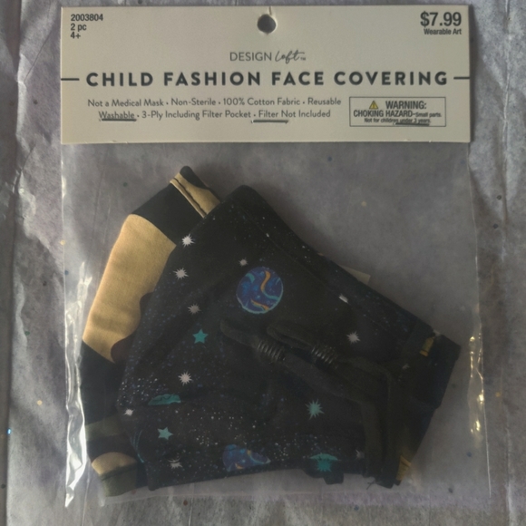 🆕 Lot of 6 Child reusable Cloth face masks (2/$15) - Picture 6 of 9